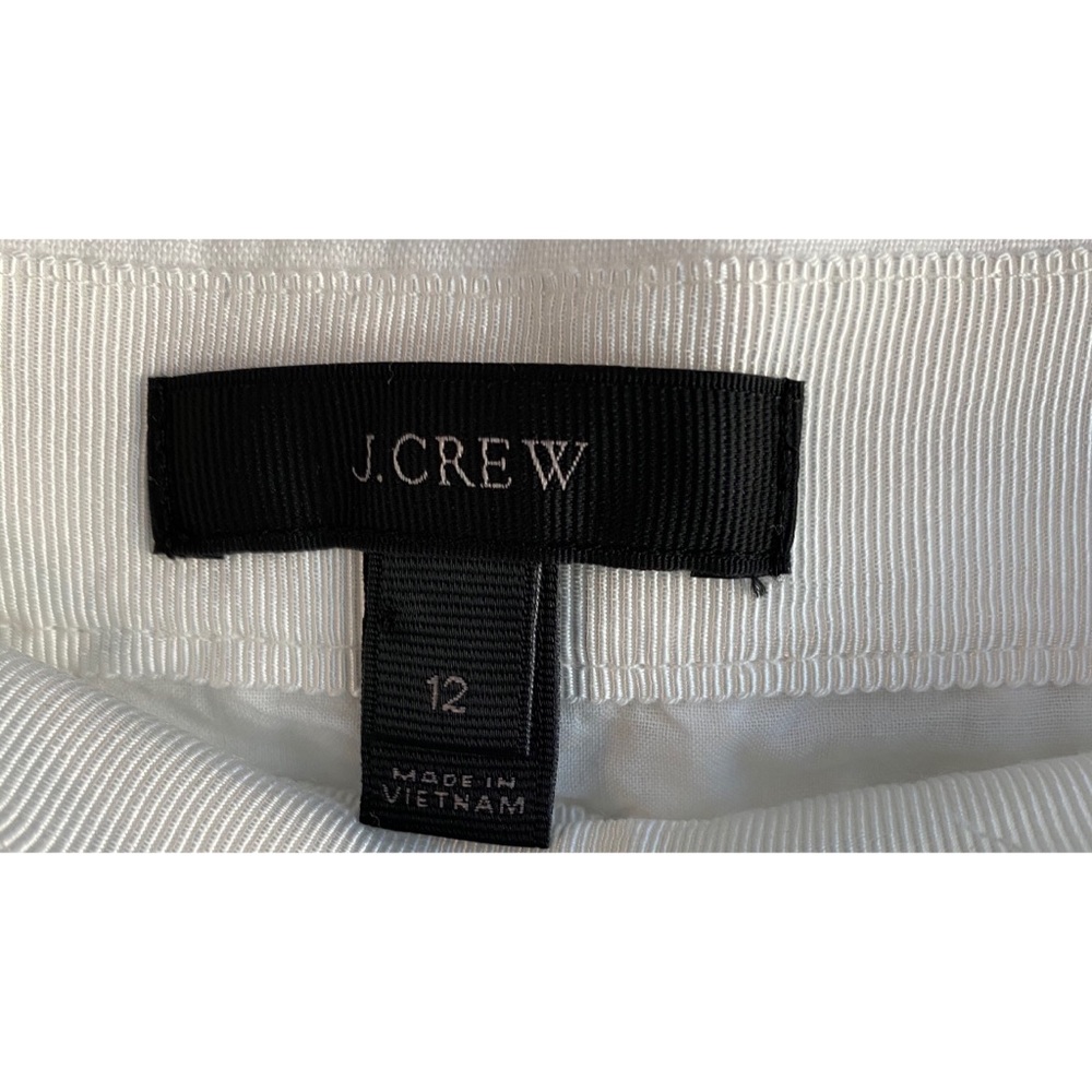 J. Crew Linen Ruffle Skirt-12 - Picture 4 of 4
